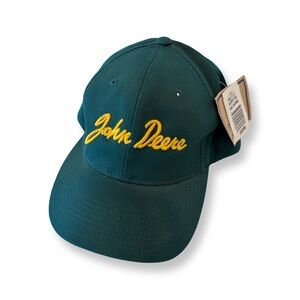 John Deere Teal Hat with Yellow Logo